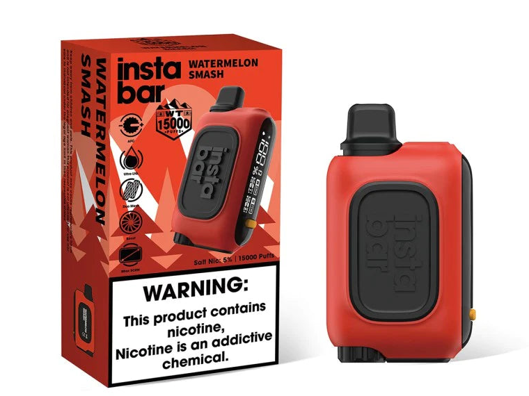 INSTA BAR WATERMELON BUBBLE GUM 15K