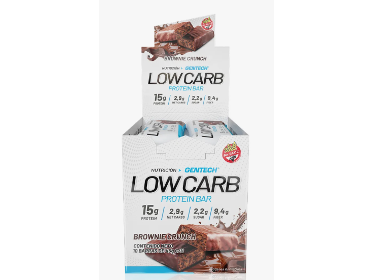 LOW CARB CHOCO BROWNIE X 10 UNIDADES