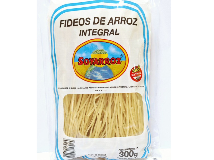 Fideos Arroz Tradicional Fino Soyarroz Sin Gluten | Vegan