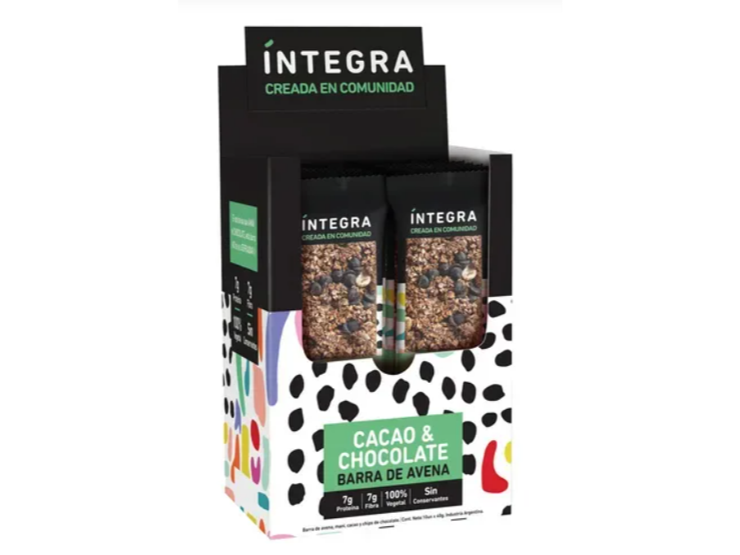 Pack X 10u Barras De Avena Y Cacao - Integra