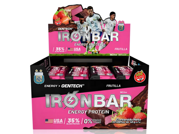 IRON BAR FRUTILLA X 20 UNIDADES