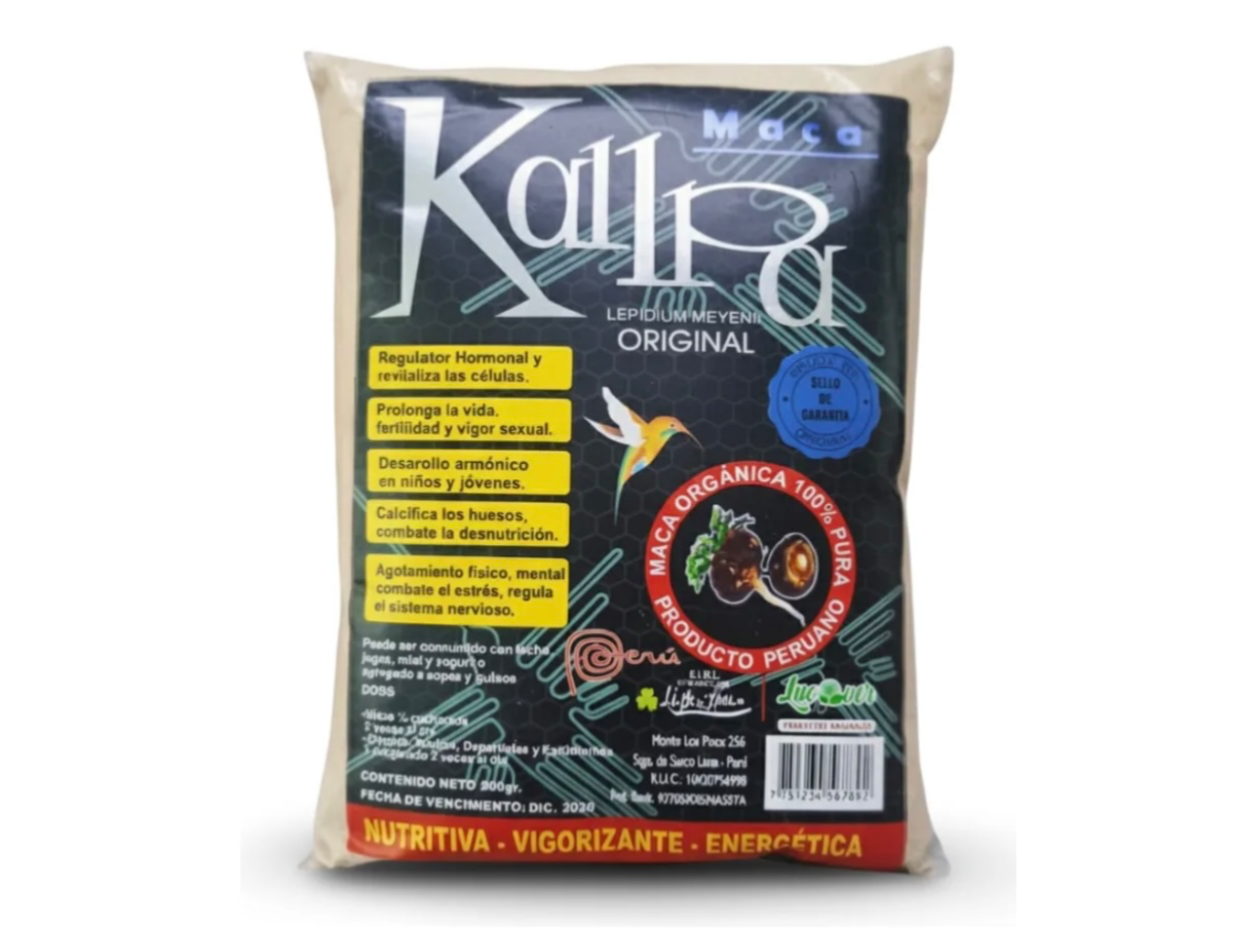 Maca negra peruana - Kallpa x500grs
