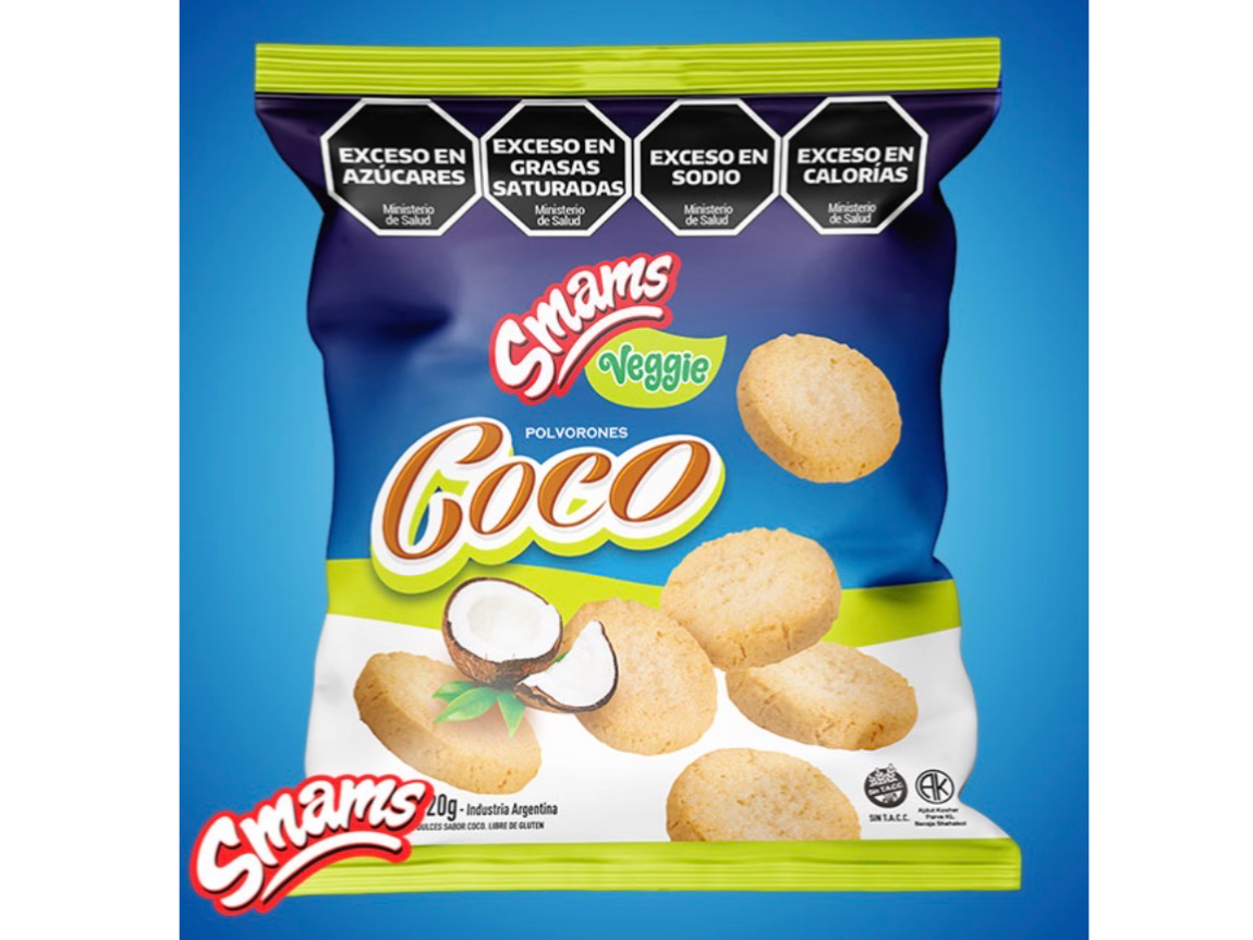 Polvorines de coco x120grs - Veggie - Sin Tacc