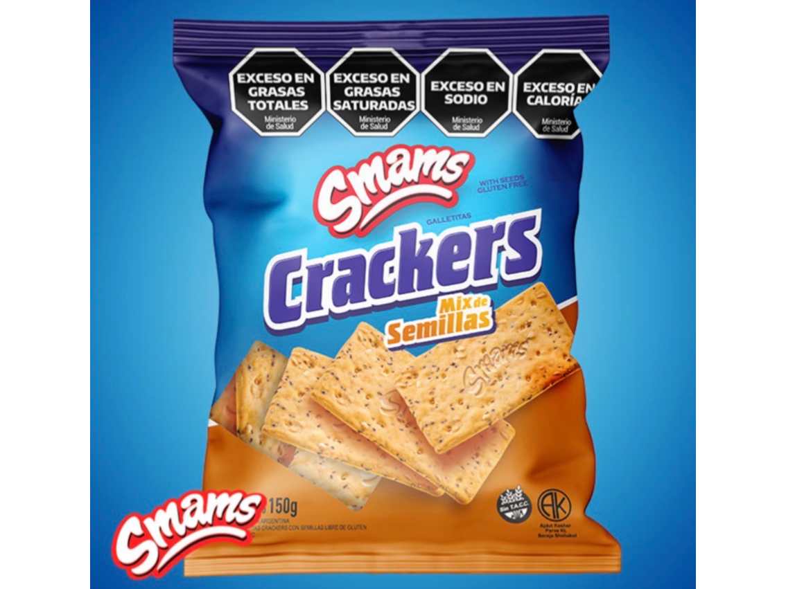 Crackers con mix de semillas x150grs - Sin Tacc