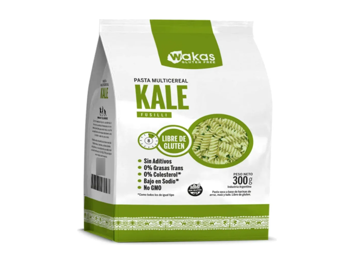 PASTAS MULTICEREAL WAKAS - KALE