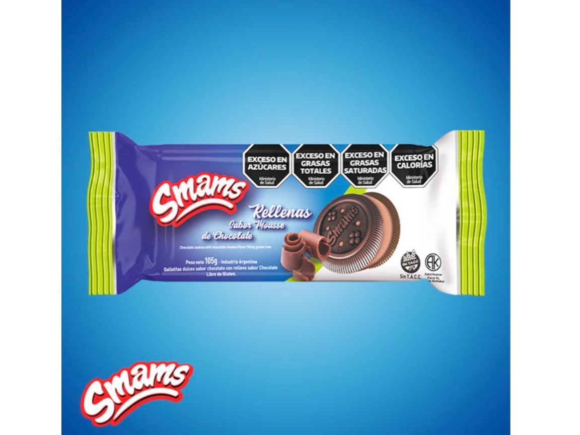 Galletas tipo Oreo x120grs -  rellenas de mousse de chocolate