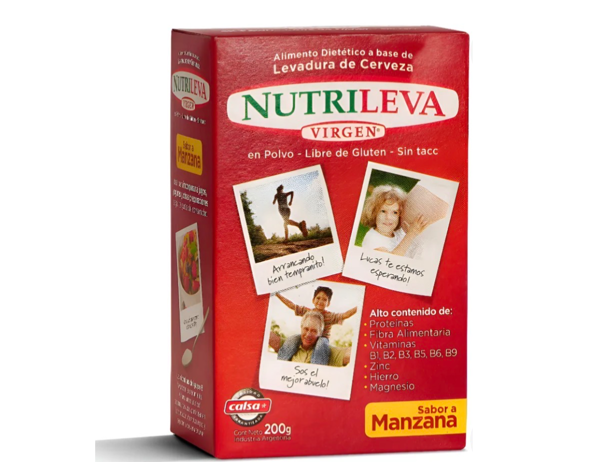 Calza Levadura De Cerveza Virgen Nutrileva Manzana 200g Manzana