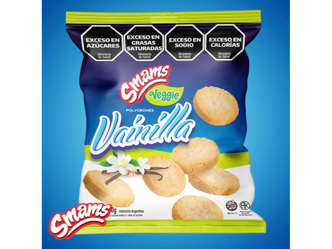 Polvorines de Vainilla x 120grs - Veggie y sin tacc