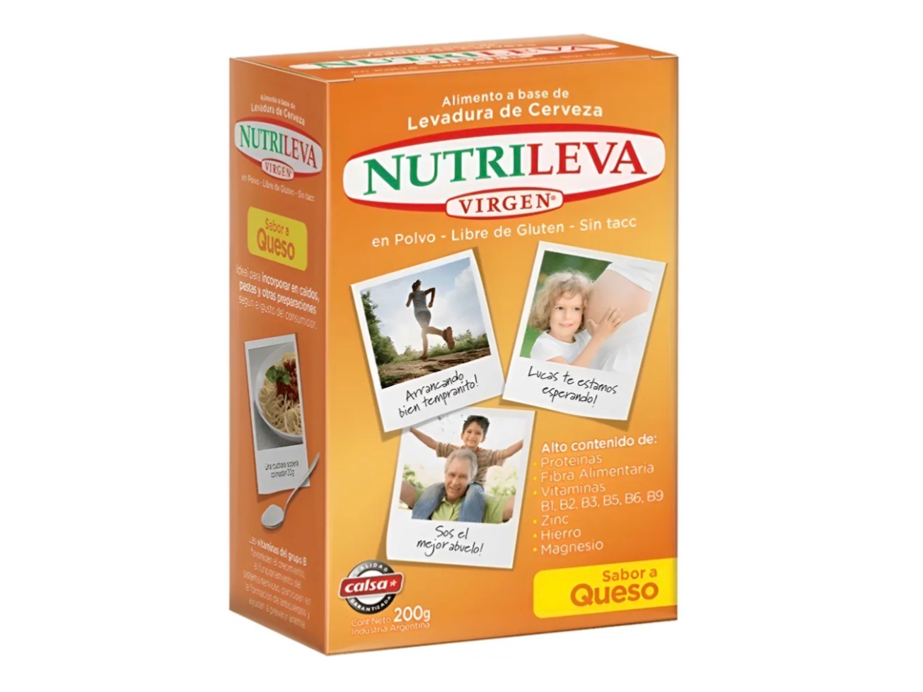 Levadura De Cerveza X 200 Gr Sabor Queso Calsa S/tacc