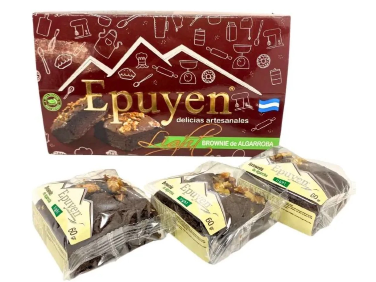 Brownie Epuyen Chocolate Light Sin Azucar