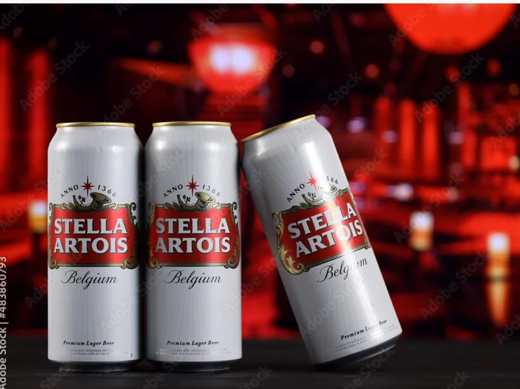 Lata Stella Artois 473 cc.