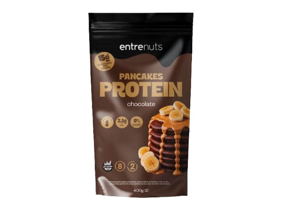 Premezcla Pancakes Protein Sabor Chocolate x 400g – Entrenuts