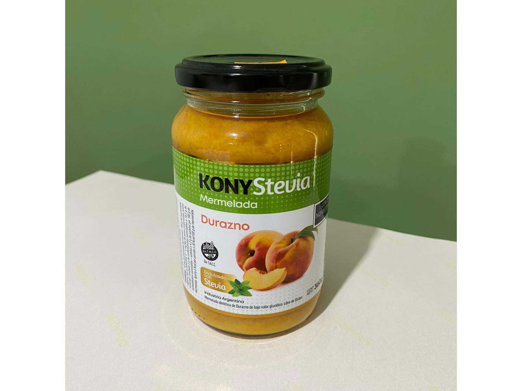 Mermelada de Durazno con Stevia “Kony” – 360 g
