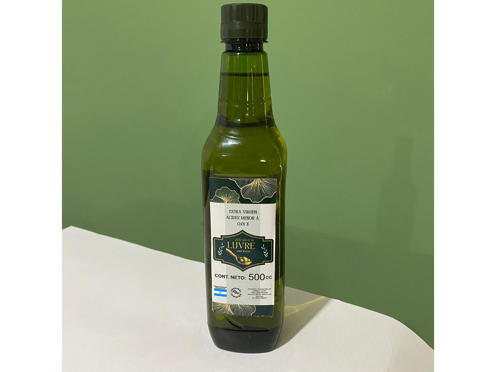 Aceite De Oliva "Luvre" X 500 Ml Extra Virgen