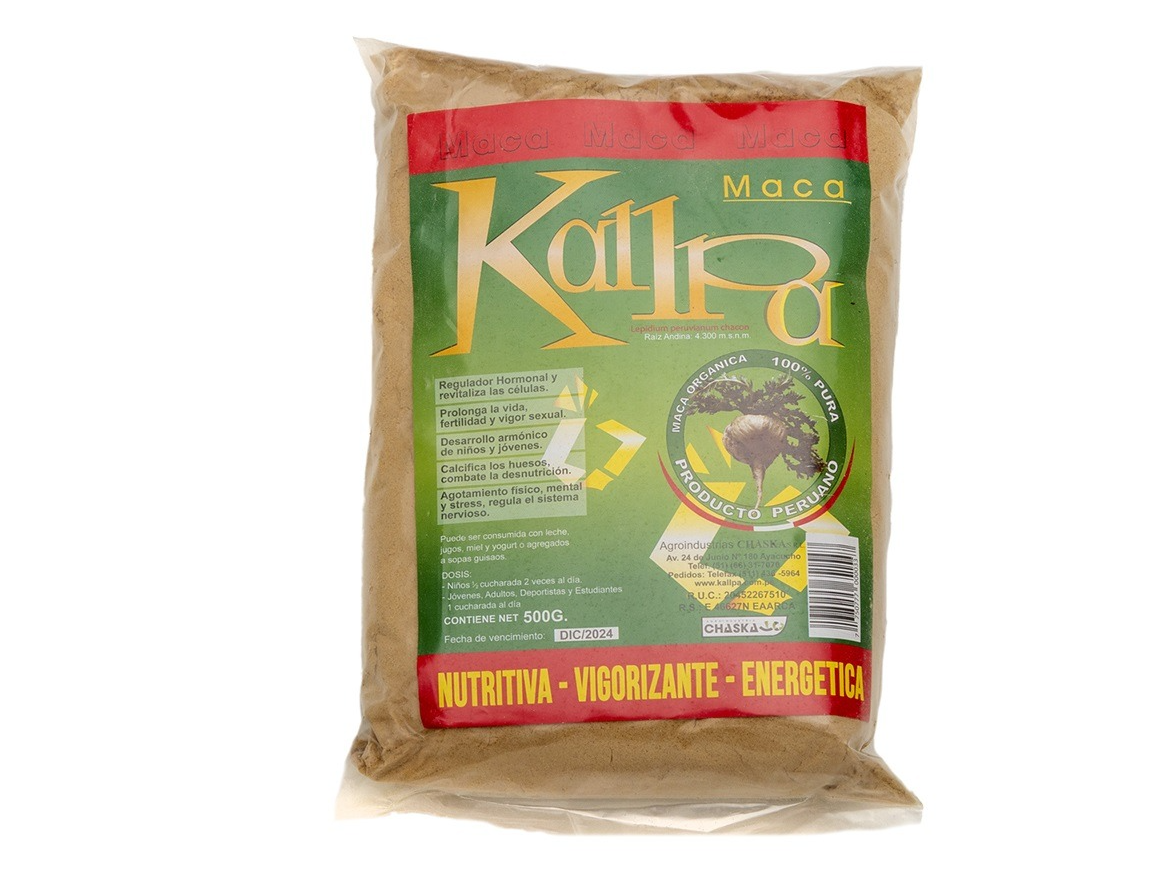 Maca Peruana Blanca "Kallpa" 500Gs