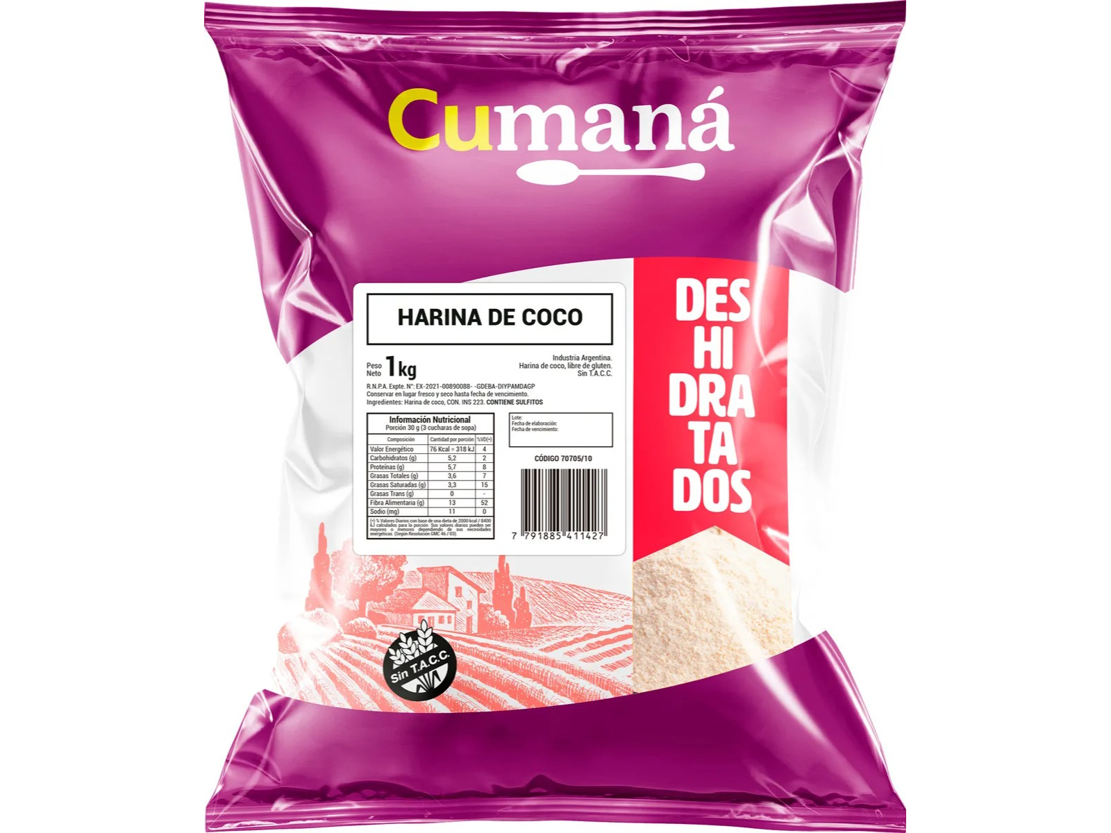 Harina De Coco "Cumana"