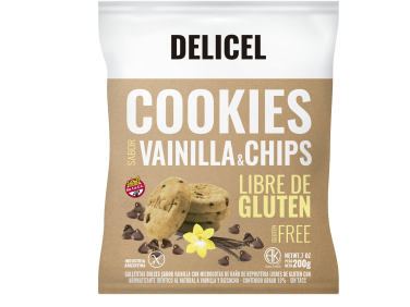 Delicel Galletita Vainilla Y Chips 200G