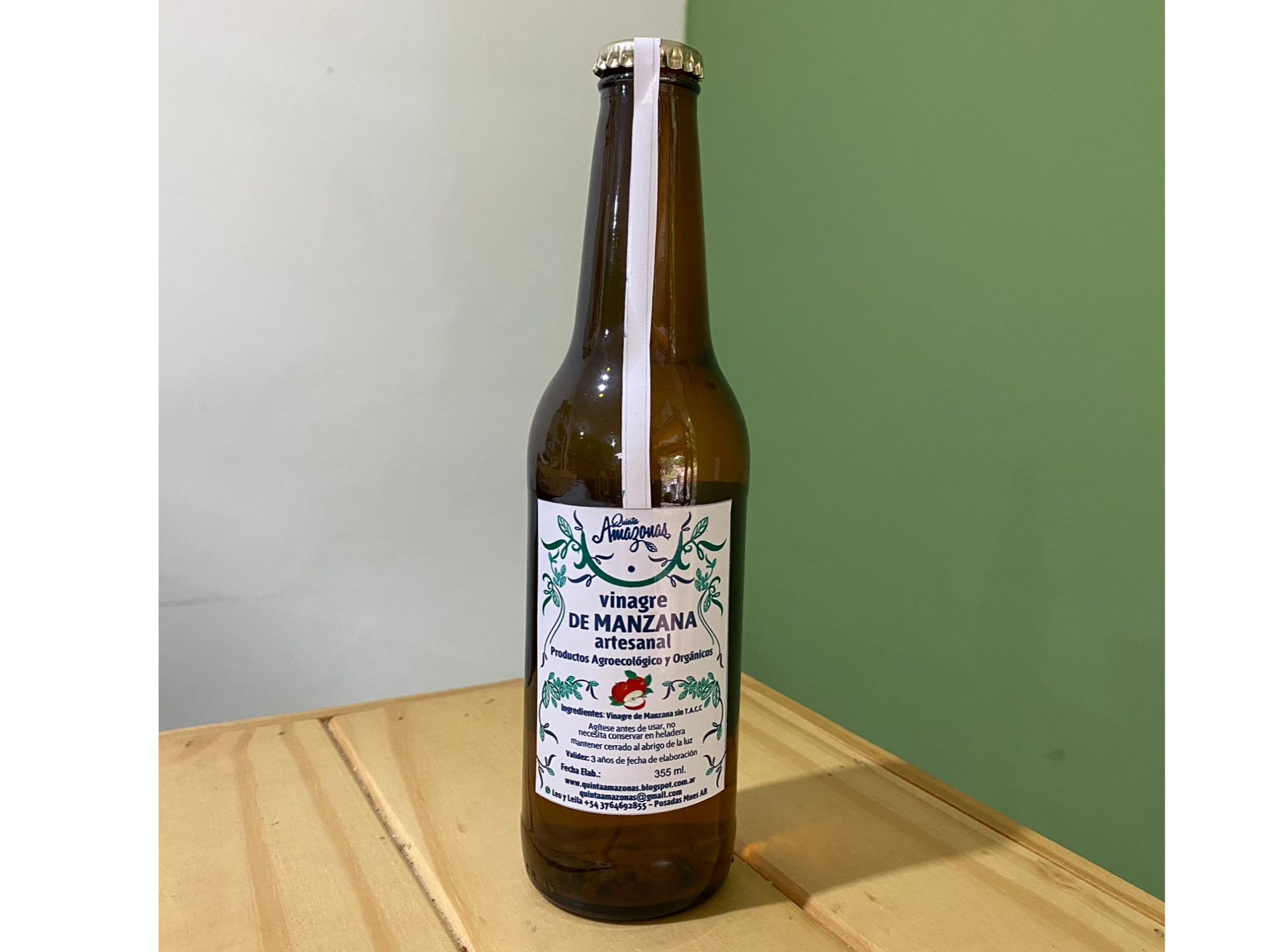 Vinagre de Manzana "Quinata Anazonas" x 355ml