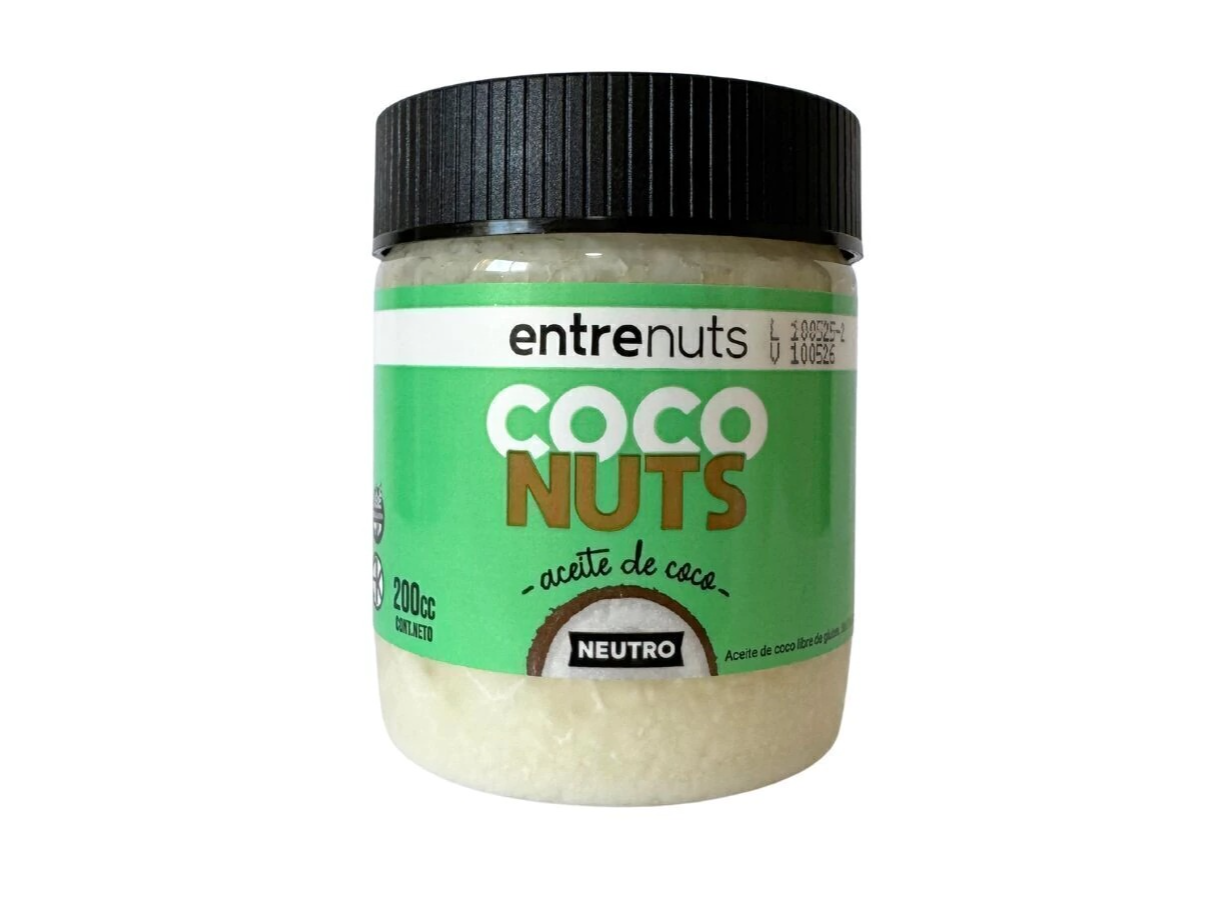 Aceite De Coco "Entrenuts" X 200 Ml Neutro