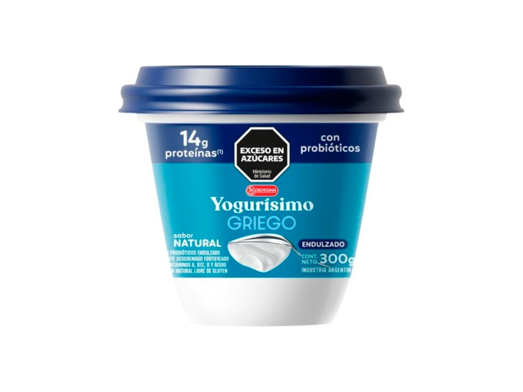 Yogur Griego Natural Yogurísimo x 300g
