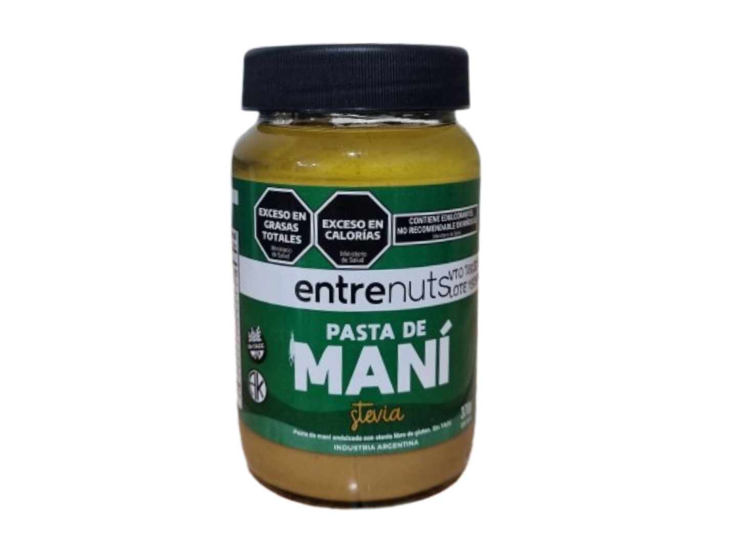 Pasta de Maní con Stevia “Entrenuts” – 370 g