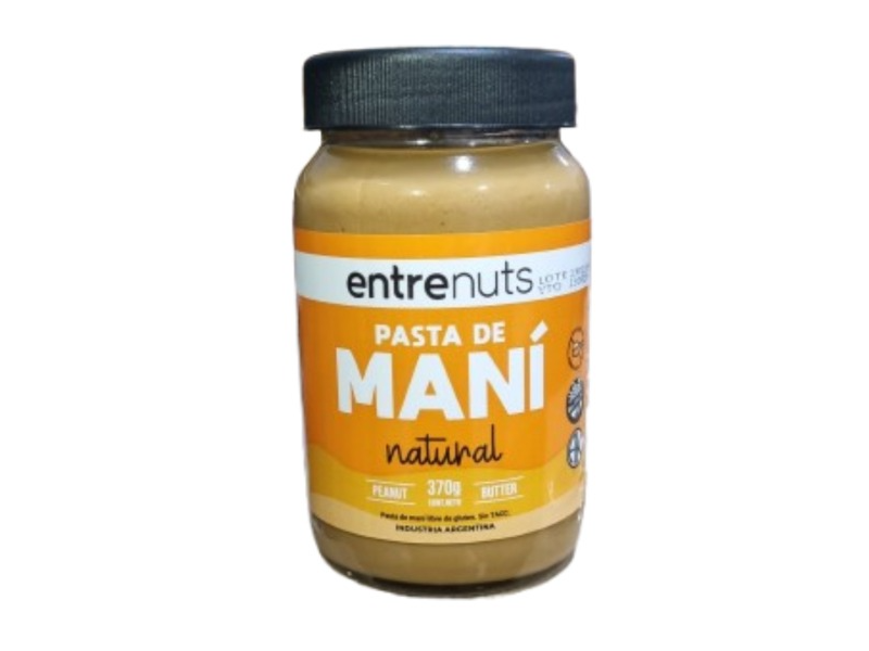 Pasta de Maní Clásica “Entrenuts” – 380 g