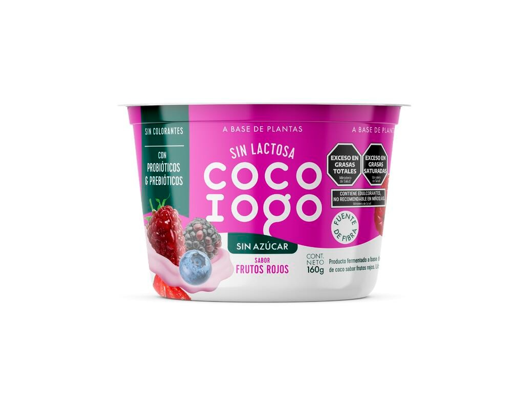 Yogurt Coco Frutos del Bosque Sin Azúcar Cocologo x 160g