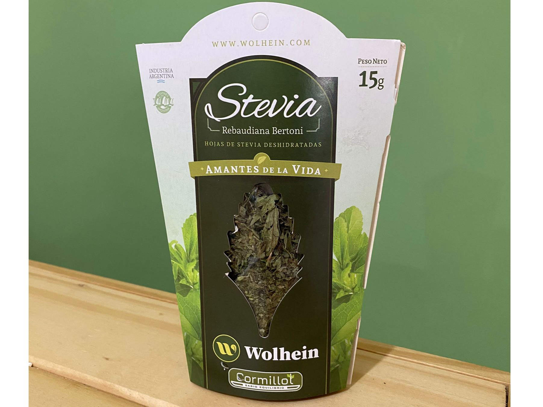 Stevia en Hojas “Wholey” – 15 g
