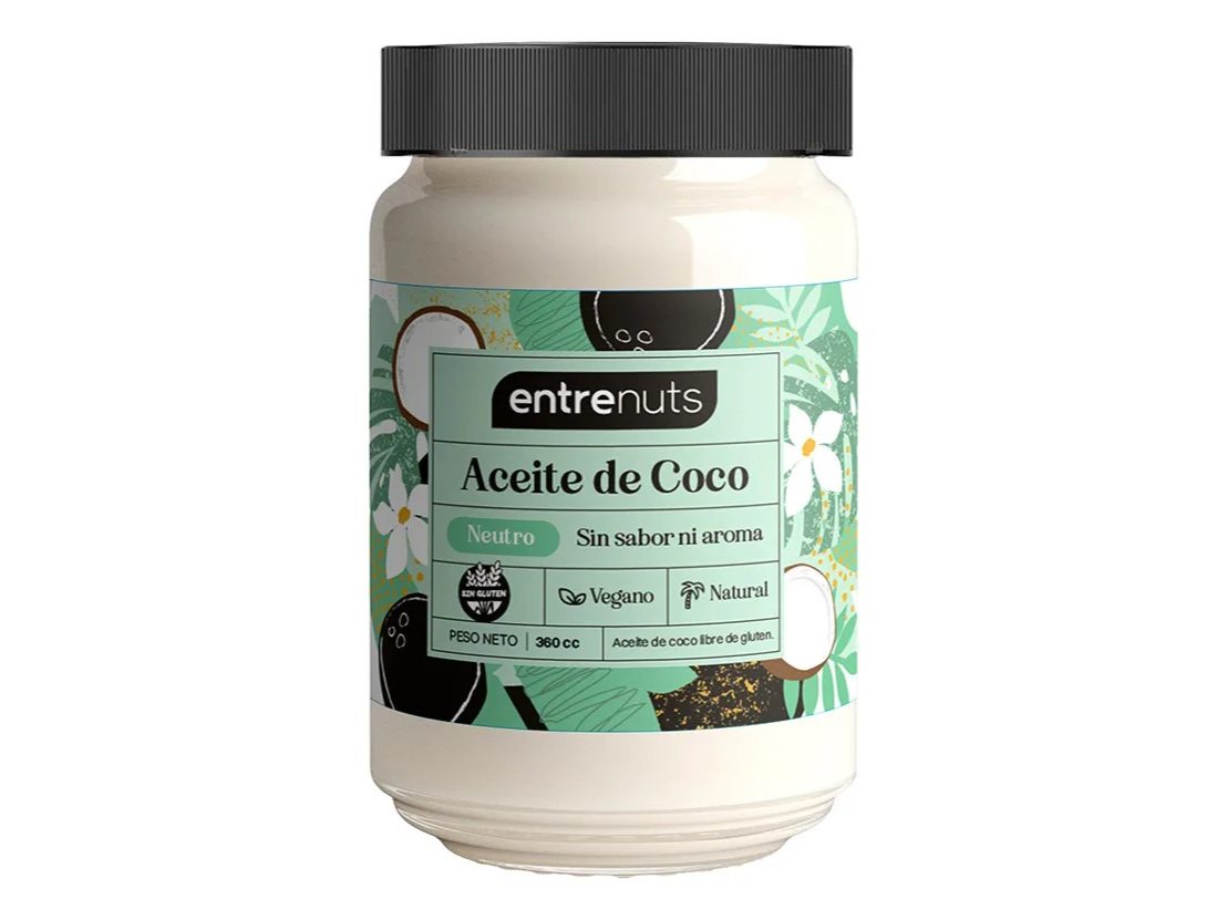 Aceite De Coco "Entrenuts" X 360 Ml Neutro