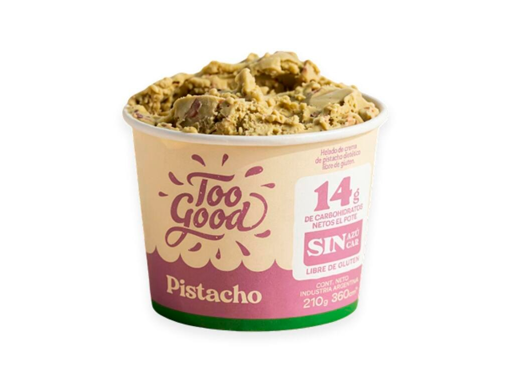Helado Pistacho Keto Too Good x 210g