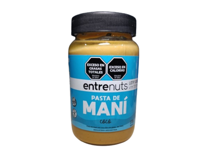 Pasta de Maní Coco “Entrenuts” – 370 g