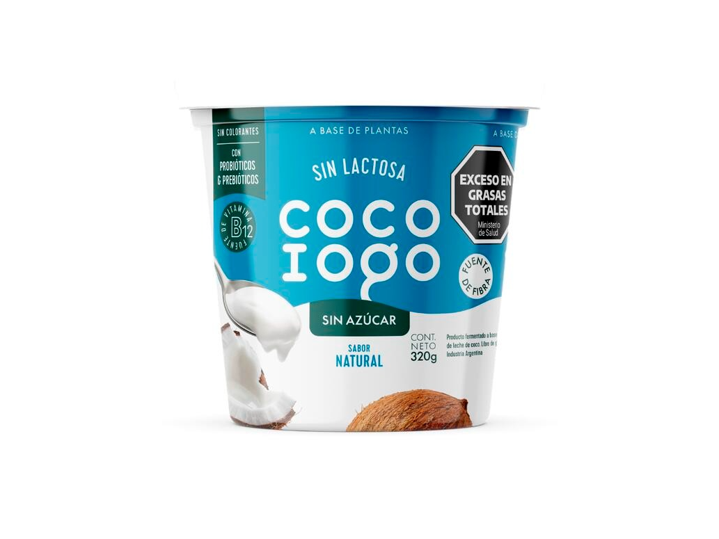 Yogurt Coco Natural Sin Azúcar Cocologo x 320g
