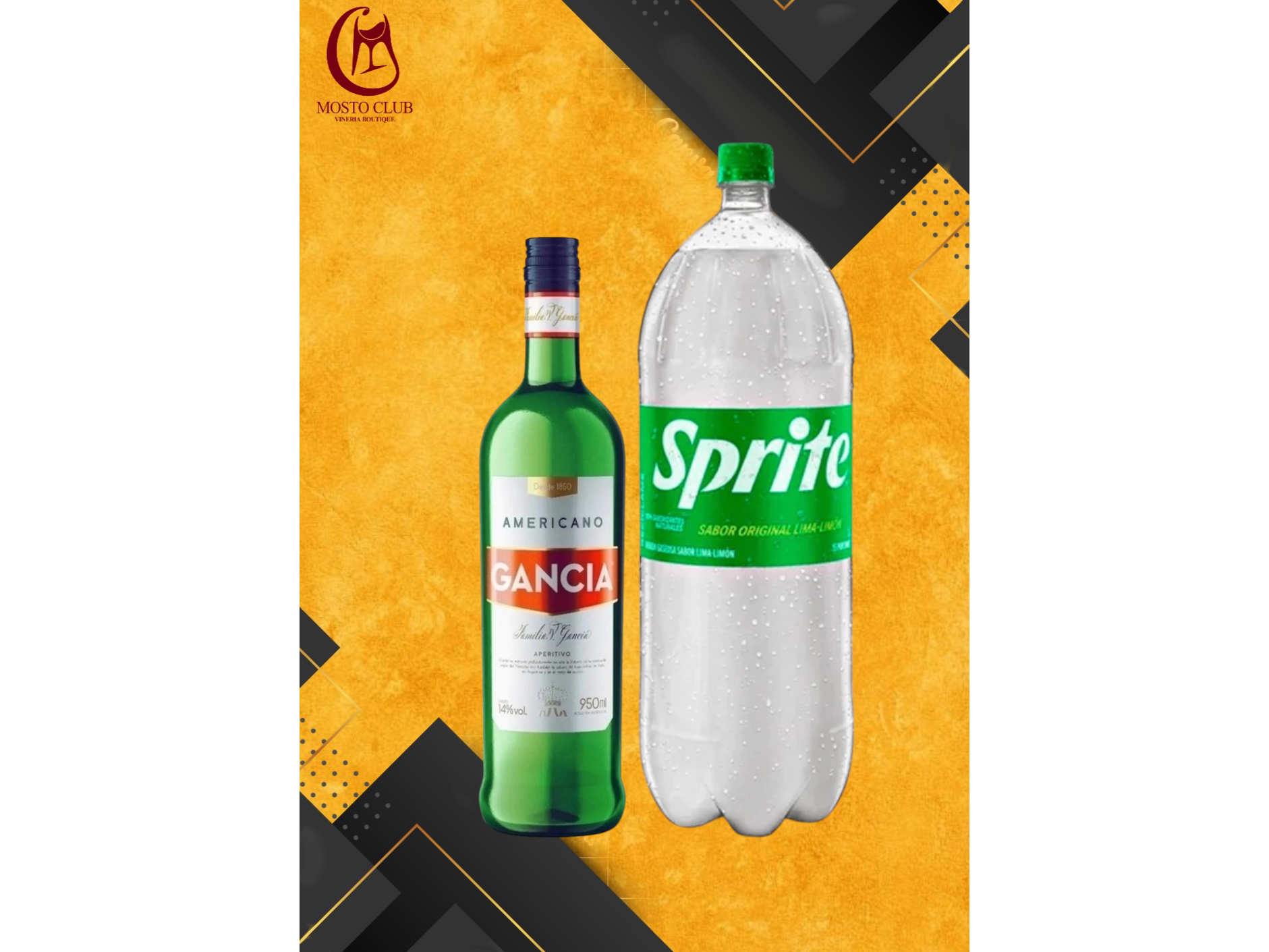 Gancia 950 + Sprite 3l