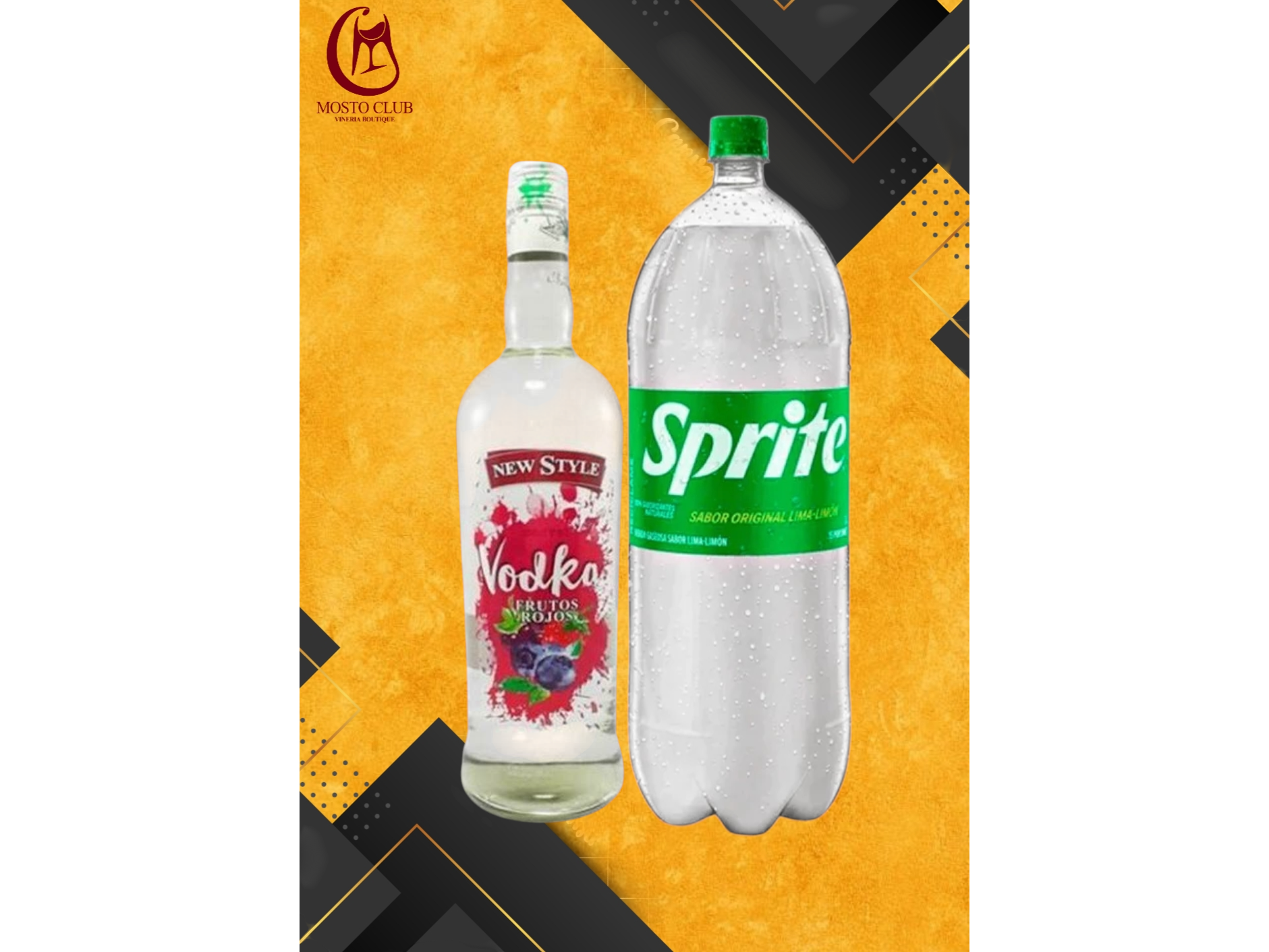 New style Frutos rojos + Sprite 3l