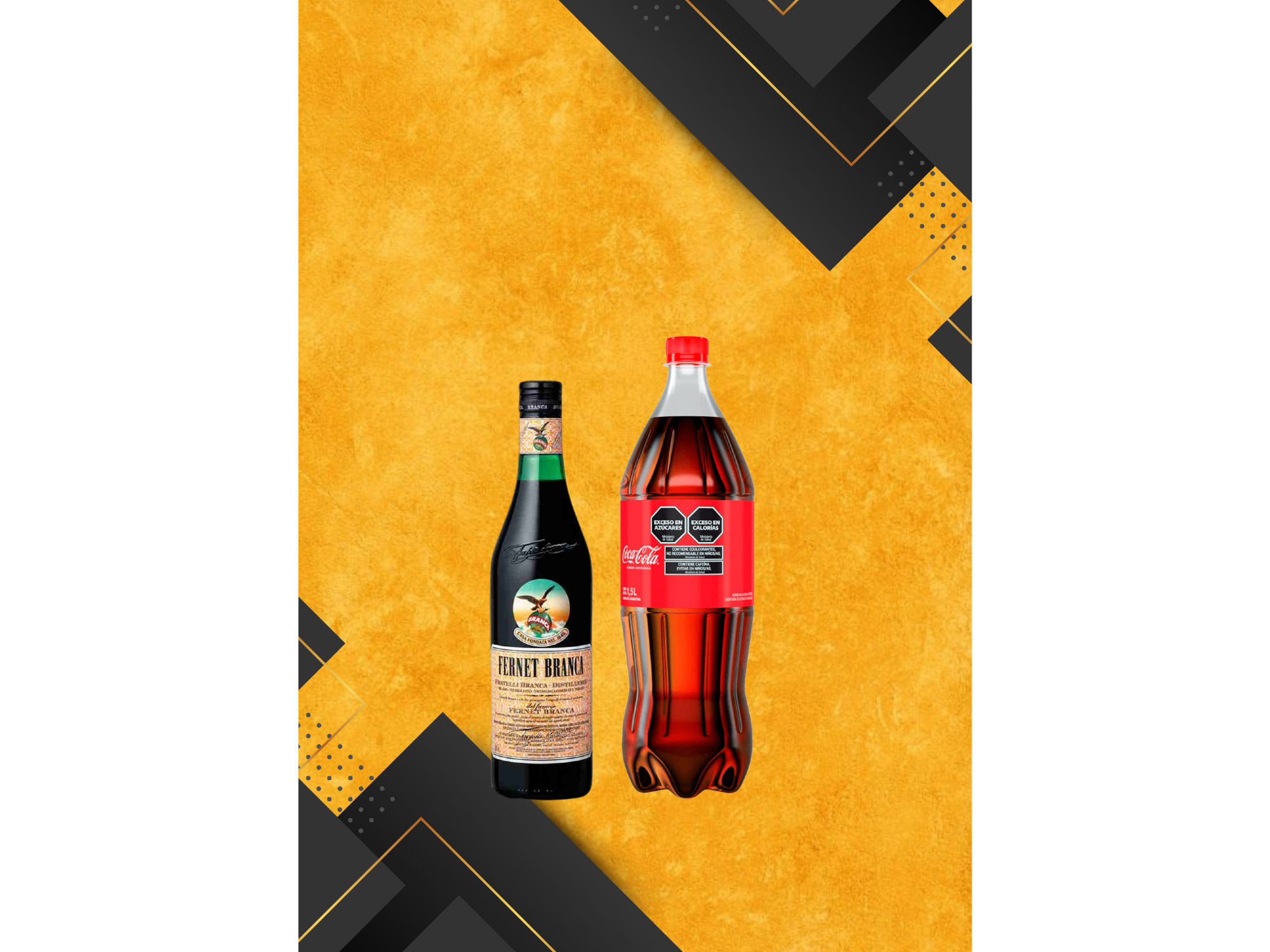 Branca 450cc + Coca 1.5lt