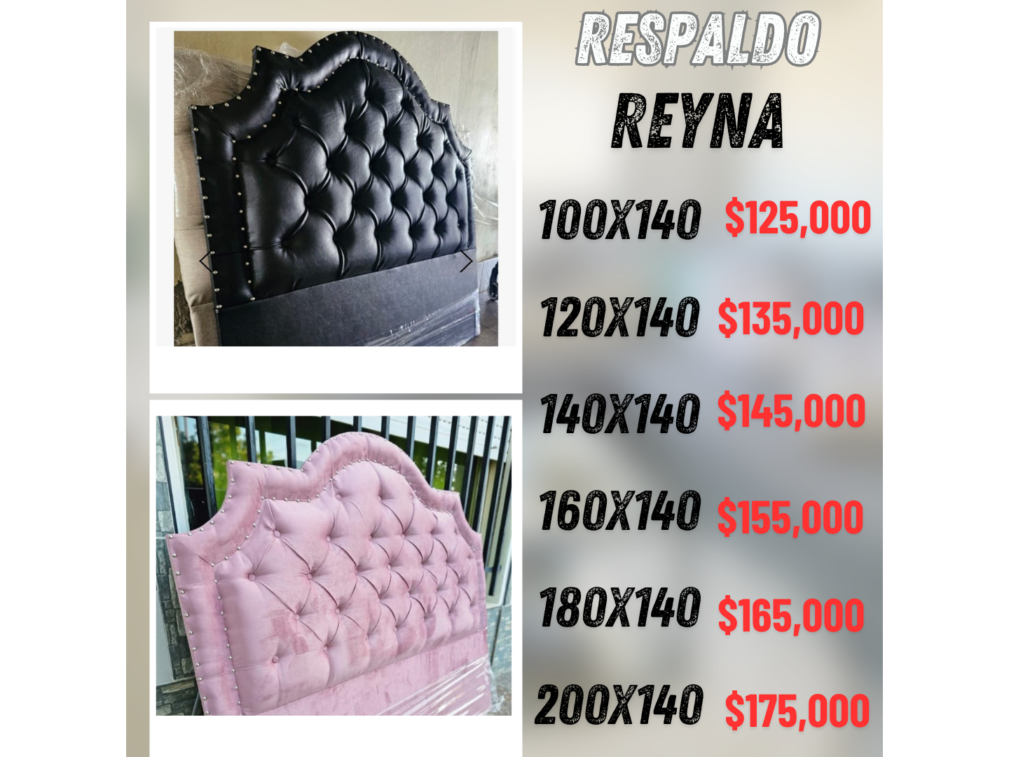 Respaldo reyna