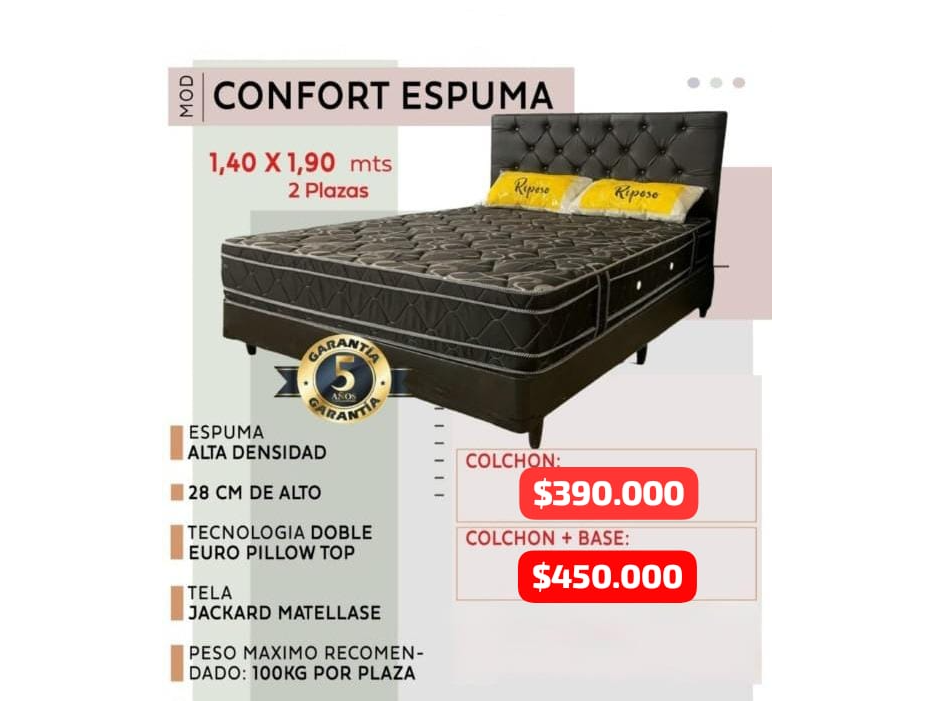CONFORT ESPUMA 2