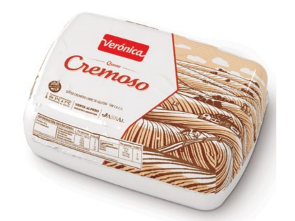 Queso Cremoso porción sin TACC VERONICA