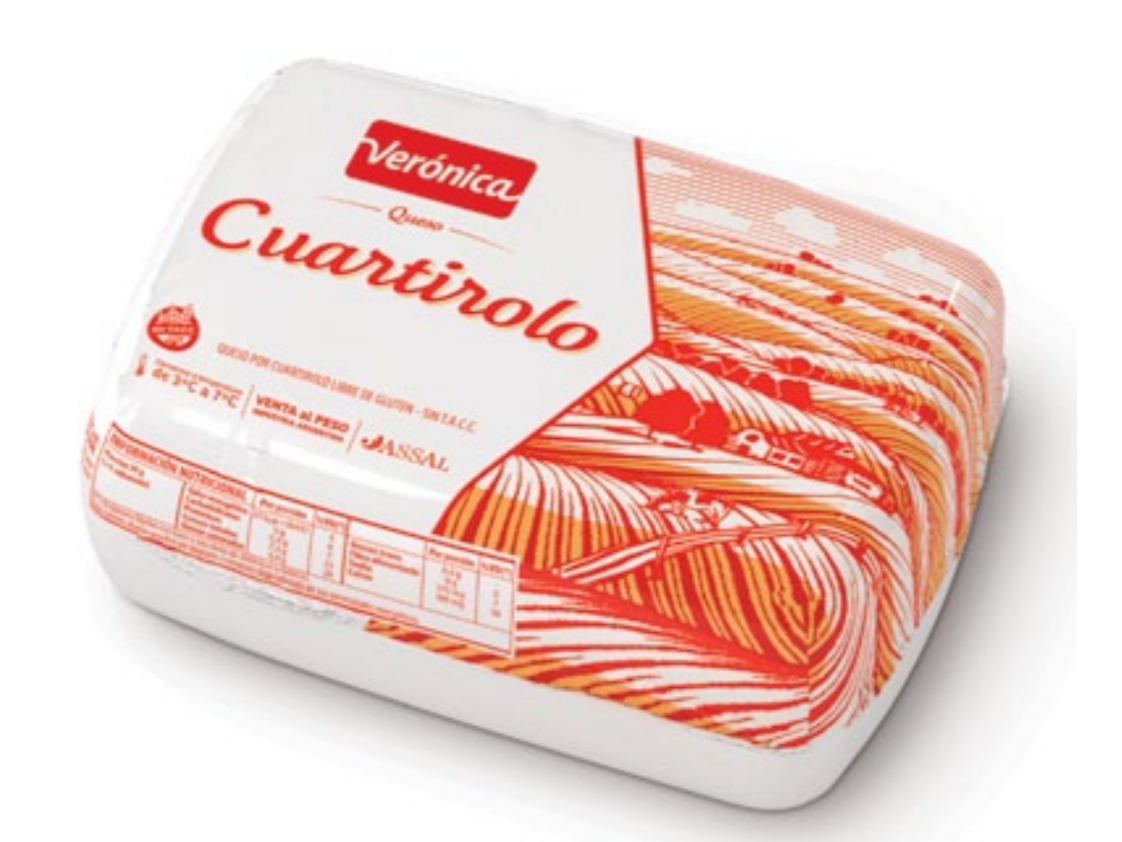 Queso Cuartirolo porción sin TACC VERONICA (Copia)