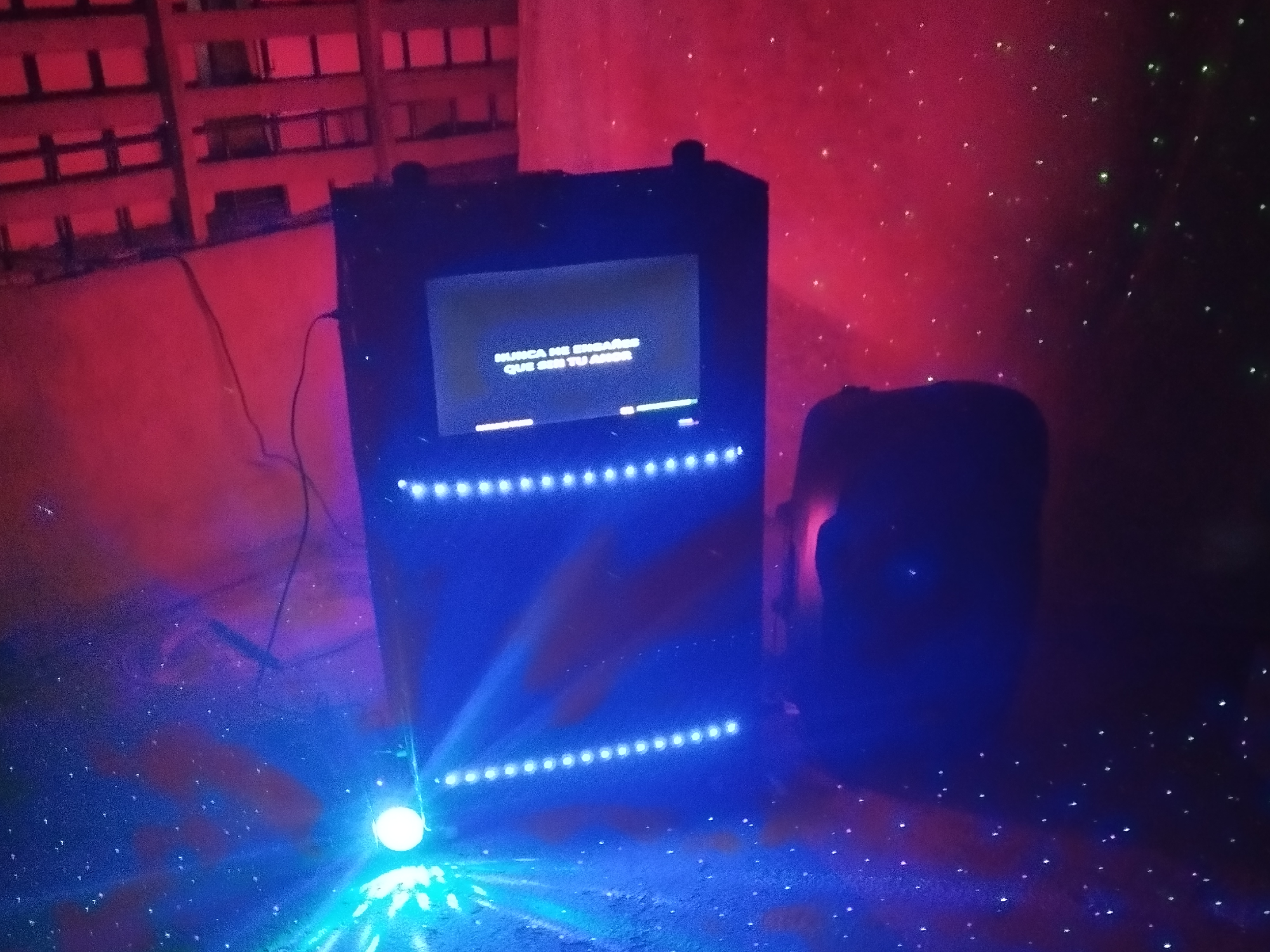 Karaoke con luces