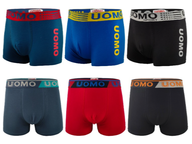 Boxer Adulto Liso Pack x12