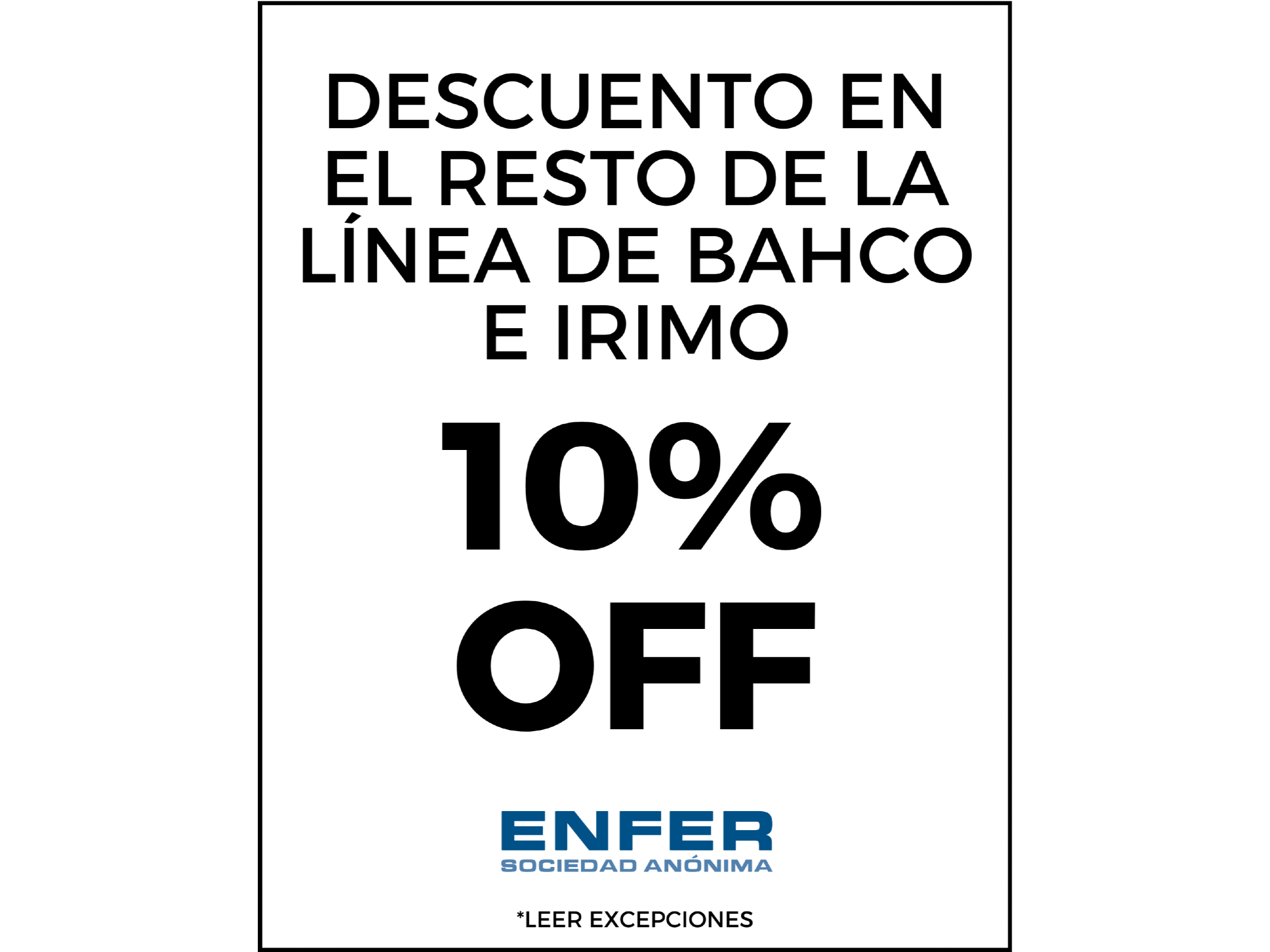 DESCUENTO DEL 10%