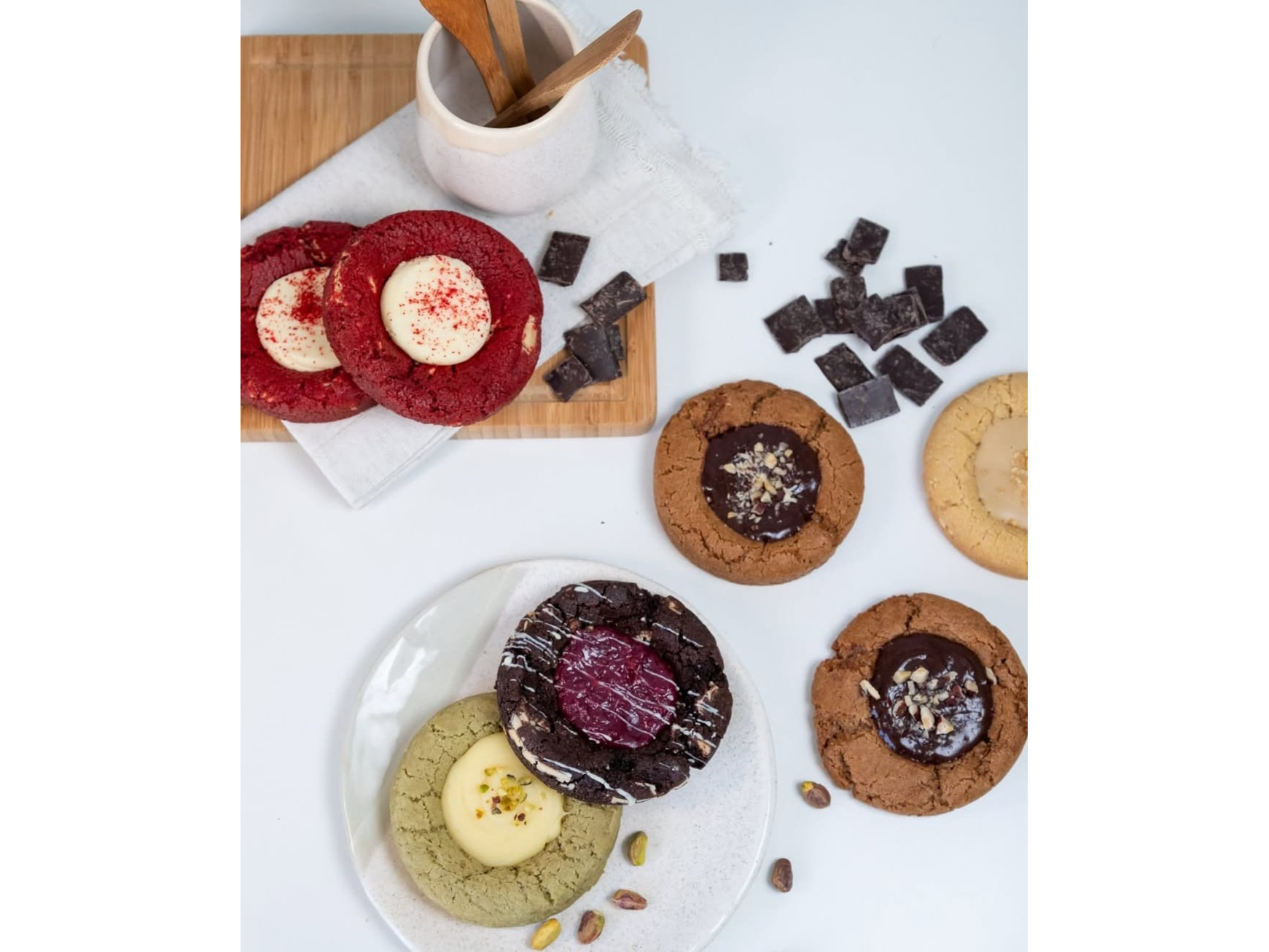 Box de 12 Cookies Surtidas Rellenas