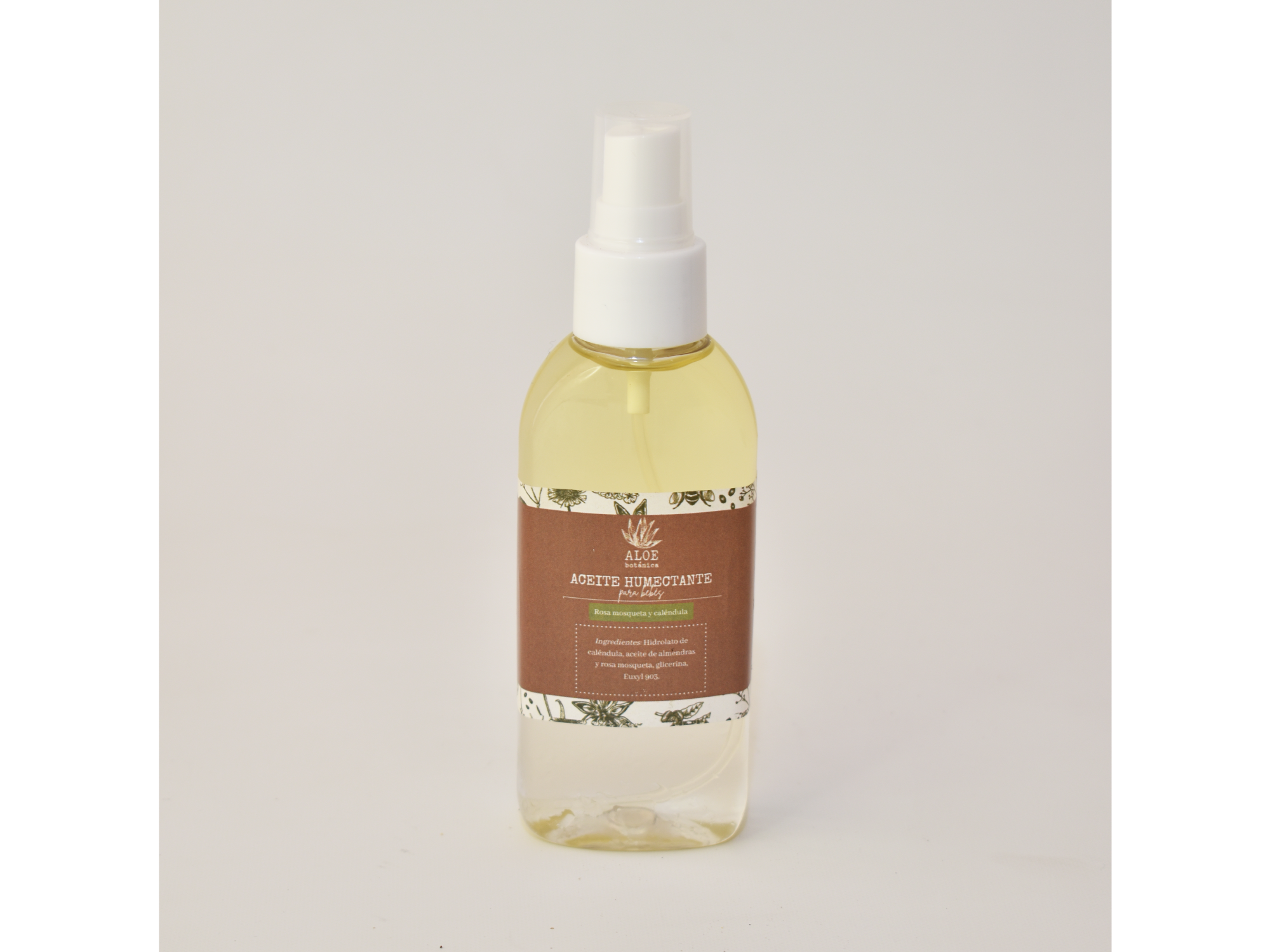 Aceite corporal para bebés