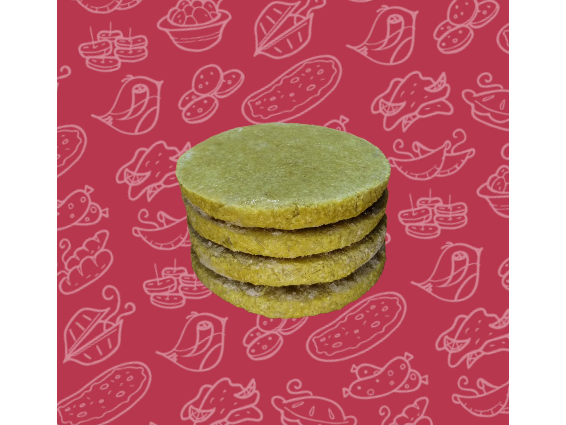 Medallón de Mijo y Curry Con Batata y Curry (140grs. c/u) x 4u.