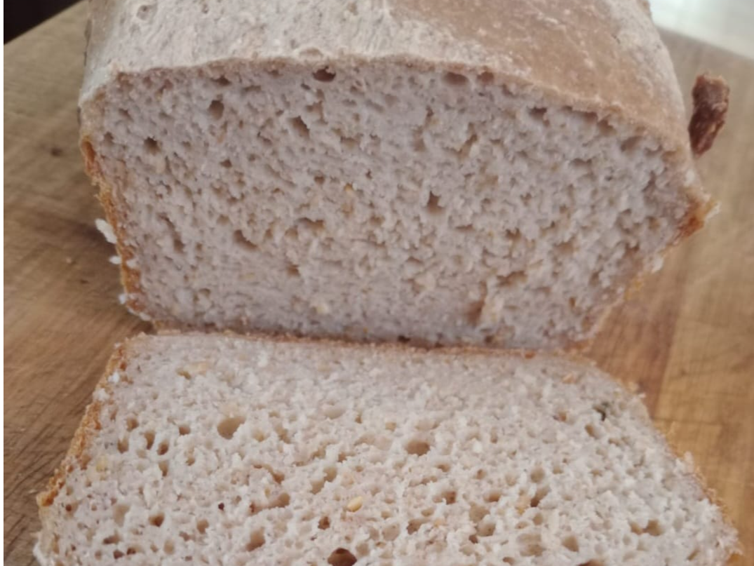 Pan sin TACC de masa madre de yamani integral, sarraceno, mandioca (agro) 1,3 kg