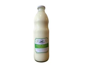 Yogurt natural con o sin azucar envase retornable - Los Cerezos de Mercadito de CoPlaS