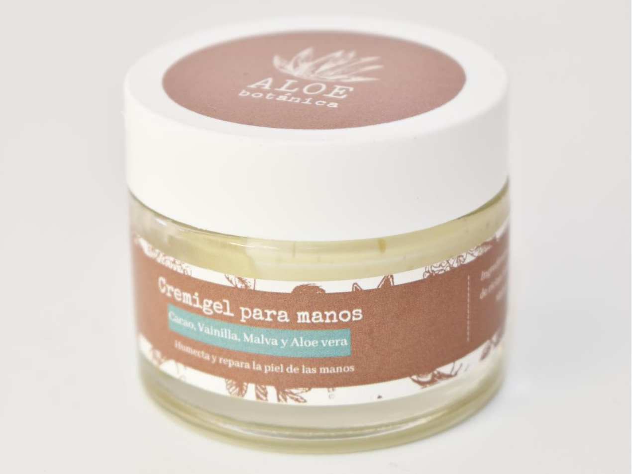 CremiGel para manos aloe vera y cacao Aloe Botanica 50gr