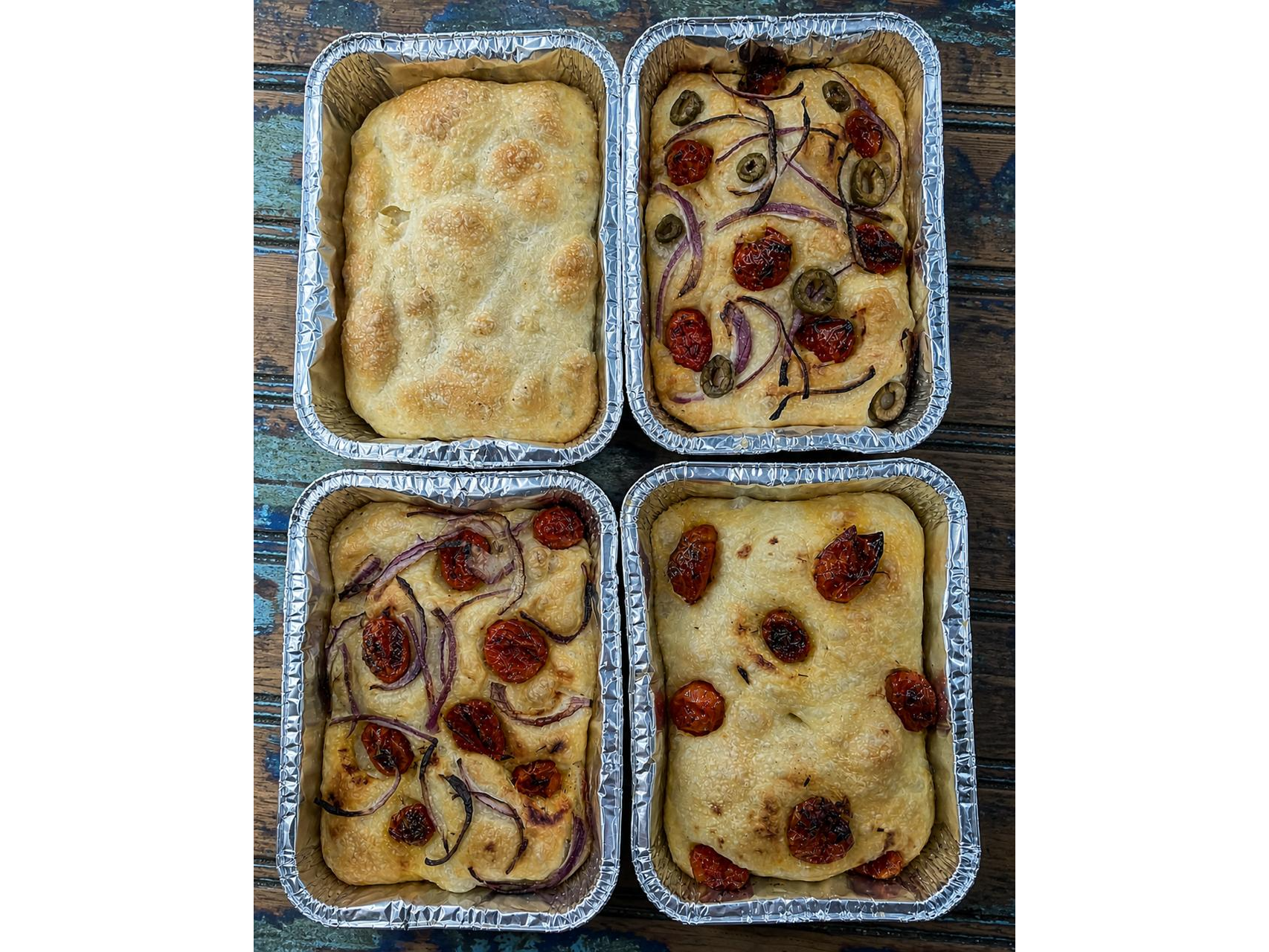 Focaccia artesanal 10x15
