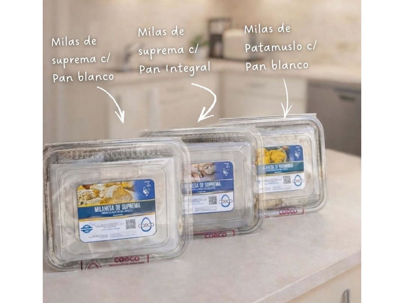 Milanesas x 1kg (pata muslo / suprema / suprema integral)